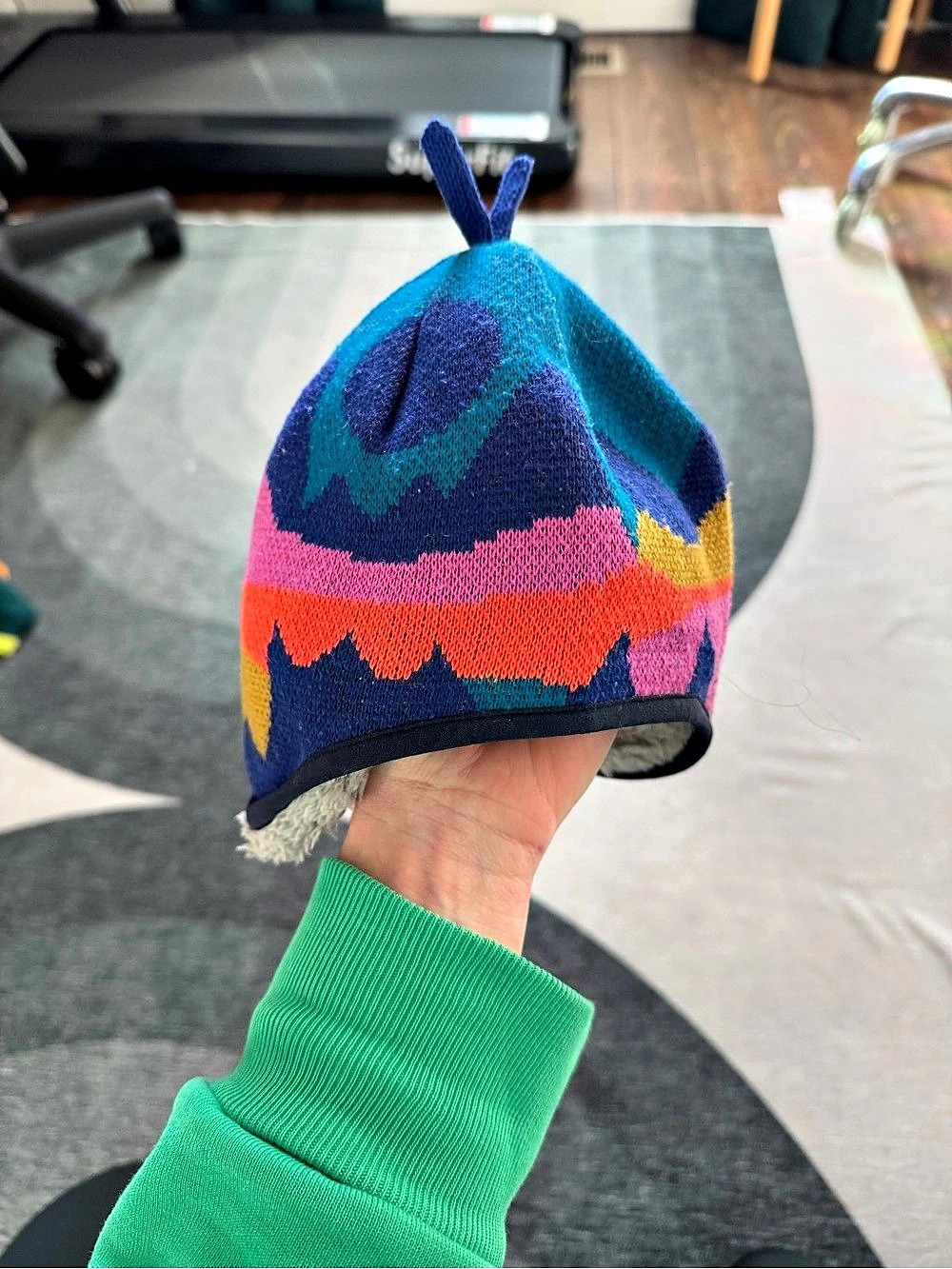 Patagonia Kids Colorful Fleece Ear Flap Hat